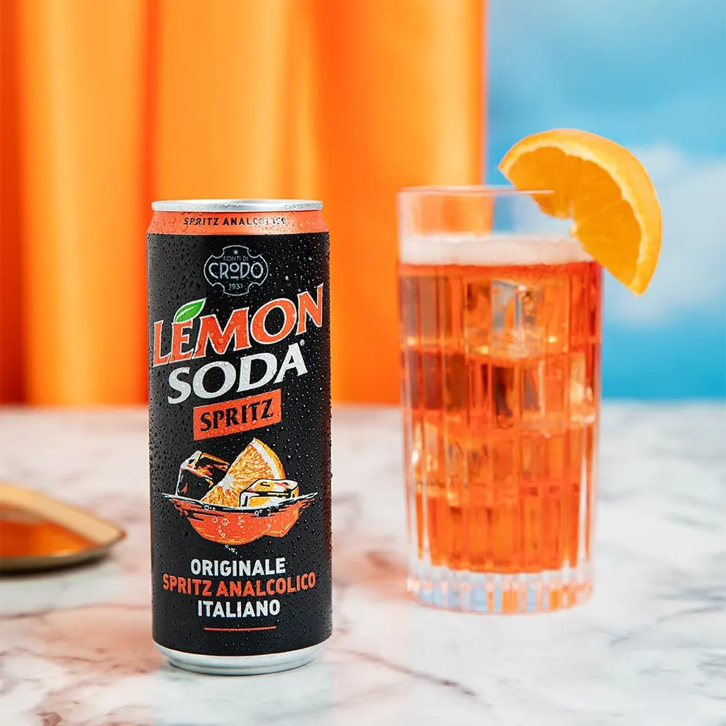 LemonSoda Spritz - Fonti di Crodo - glas
